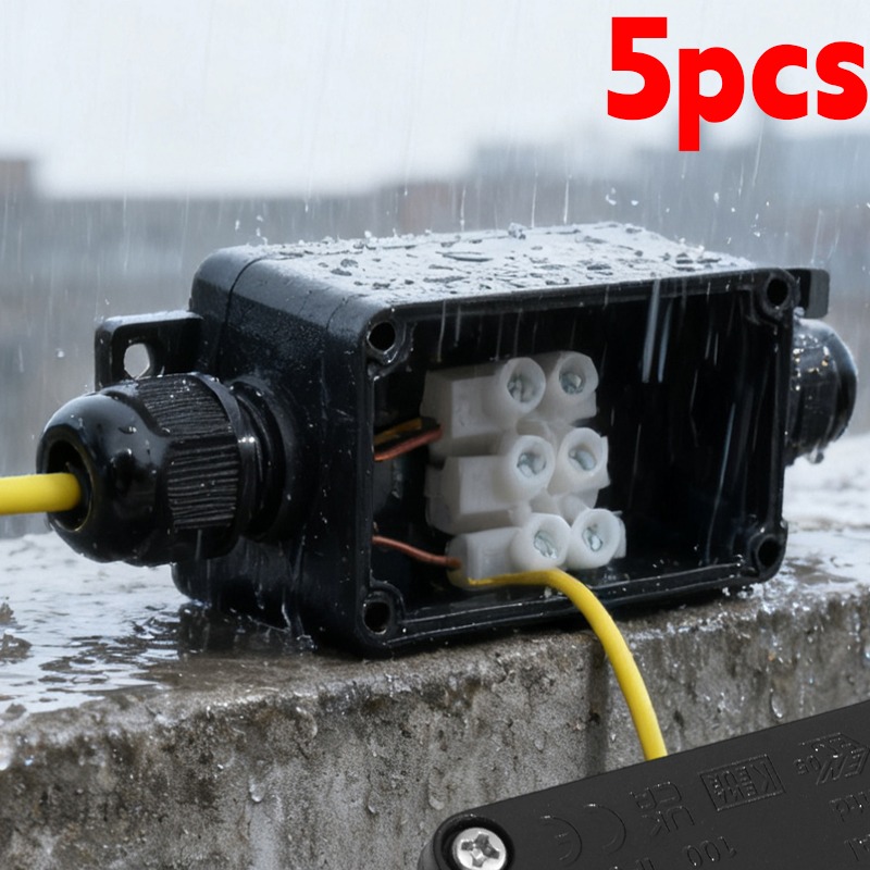 Outdoor Lighting Junction - กล่องต่อสายไฟฟ้ากันน้ำกลางแจ้ง 450V มาตรฐาน IP66 สำหรับไฟ LED