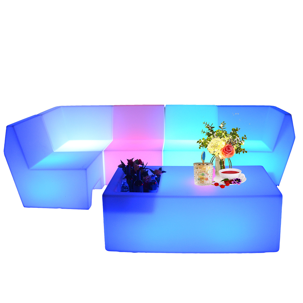 Outdoor Lighting Rental For Party - กิจกรรมงานแต่งงานเช่าสตูลห้องนั่งเล่นผู้ใหญ่เด็กโมเดิร์นกลางแจ้ง LED Light Bar เฟอร์นิเจอร์โต๊ะเก้าอี้โซฟาชุด