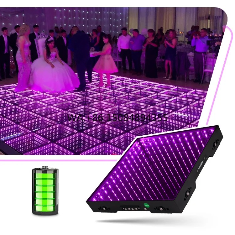Lighting Wedding Outdoor - กระเบื้องไฟสำหรับงานแต่งงานกลางแจ้ง แผ่นกระจกแม่เหล็ก ใช้แบตเตอรี่ได้นาน 12+ ชั่วโมง แผงไฟ