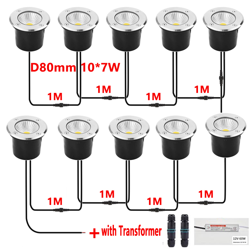 Outdoor Lighting Underground Wiring - ไฟ LED ฝังพื้น 12V กันน้ำ IP67