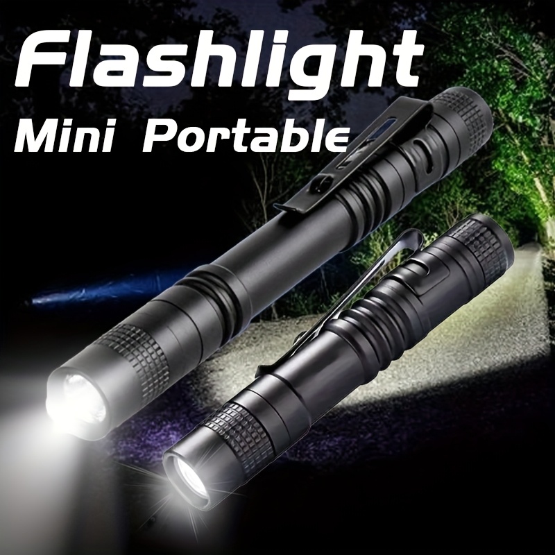 Outdoor Lighting B&Q - ไฟฉาย LED พกพาขนาดเล็กพิเศษ สว่างมาก ความสว่างสูง ไฟฉายแบบปากกา