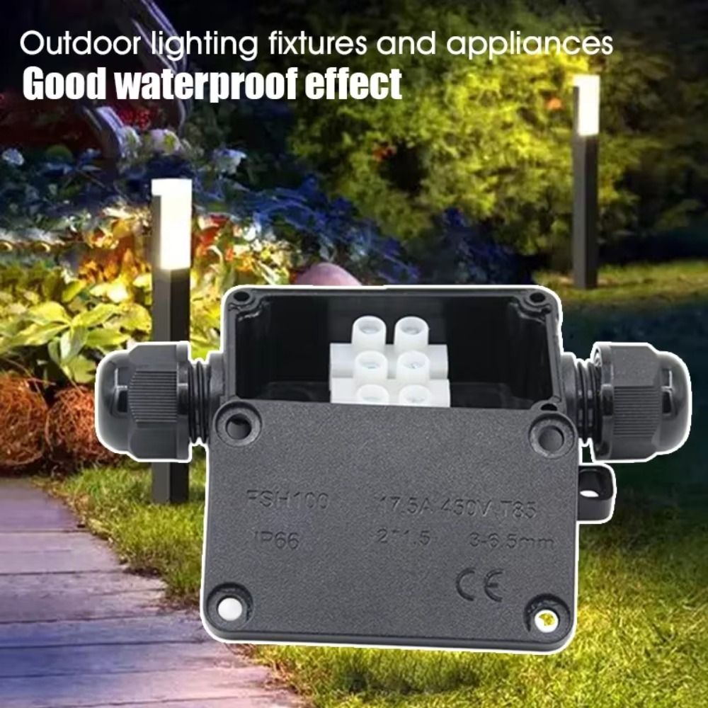 Outdoor Lighting Junction - กล่องรวมสายไฟ IP66 ทนทาน 2 ทาง 3