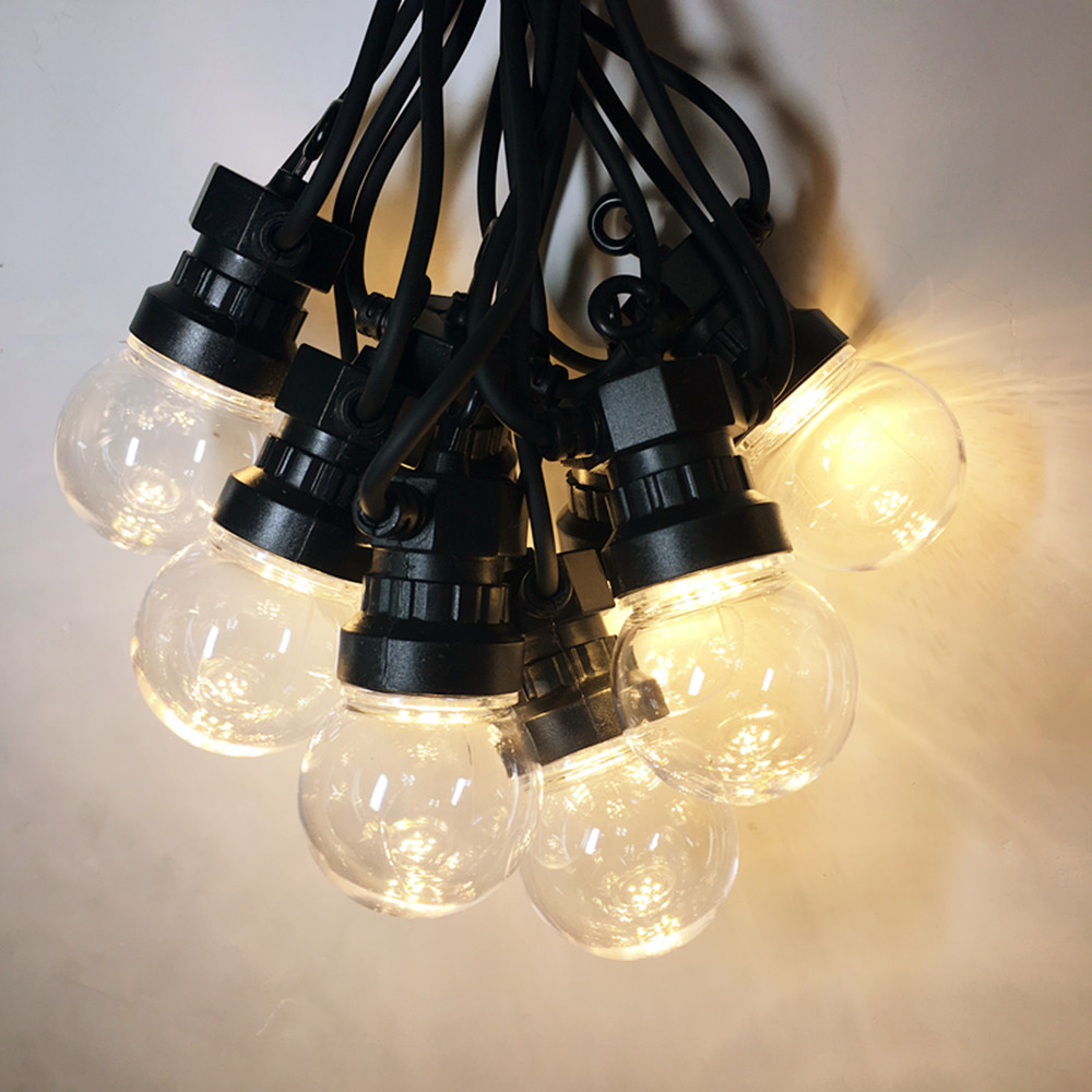 Lighting Wedding Outdoor - ลูกโลกกลางแจ้ง LED Clear Ball String Light,