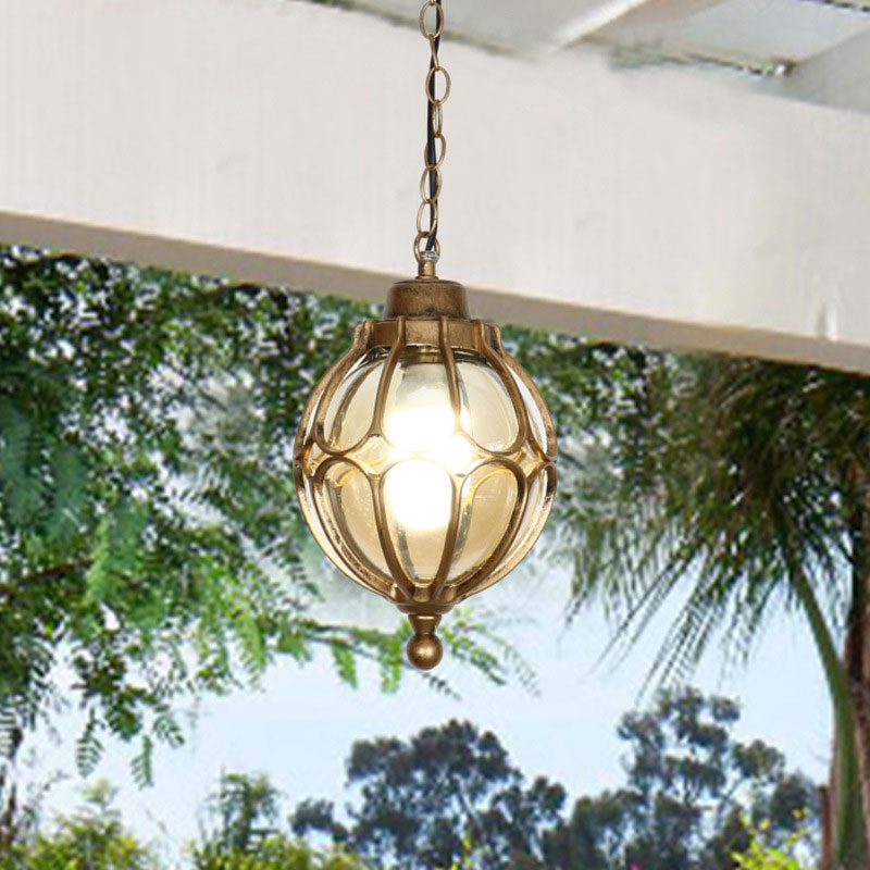 Outdoor Lighting On Fence - โคมไฟระย้ากันน้ำแบบอเมริกันทางเดินกลางแจ้งระเบียงลานบ้านทางเดินไฟติดเพดานศาลากลางแจ้งแสงแดดในห้อง