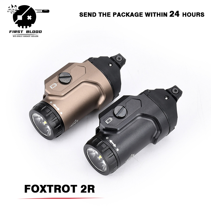 Outdoor Lighting B&Q - ไฟฉายยุทธวิธี FOXTROT2R 700 ลูเมน ไฟฉายอเนกประสงค์สำหรับกิจกรรมกลางแจ้ง ป้องกันน้ำฝนและละอองน้ำ