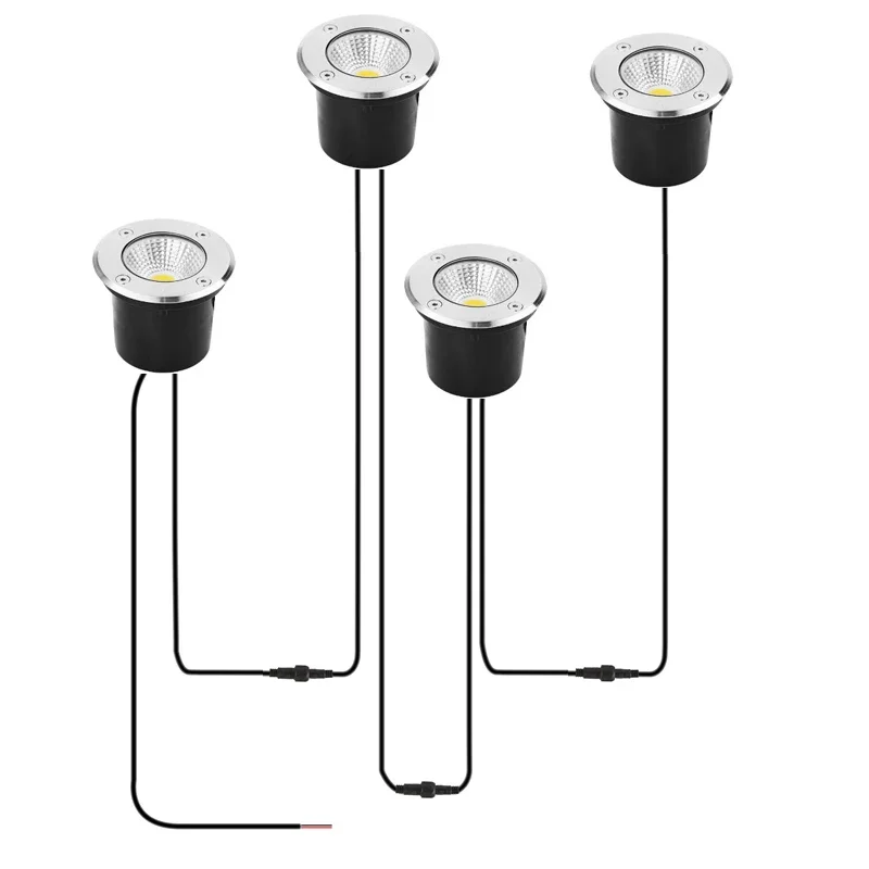 Outdoor Lighting Underground Wiring - ไฟ LED ใต้ดินแบบกันน้ำ IP67 ขนาด 2