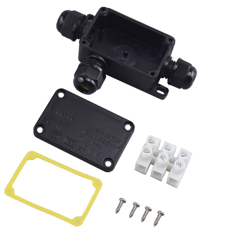 Outdoor Lighting Junction - กล่องต่อสายไฟฟ้ากันน้ำกลางแจ้ง 3 ทาง มาตรฐาน IP66 พร้อมขั้วต่อ