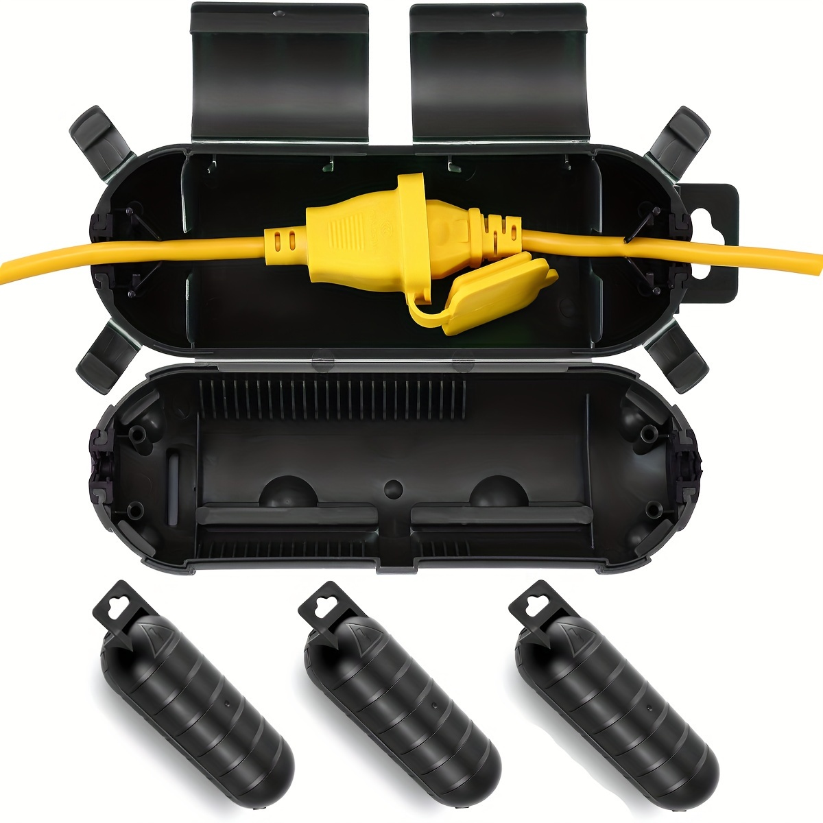 Outdoor Lighting Junction - ฝาครอบสายไฟต่อภายนอกอาคาร, กล่องรวมสายไฟสำหรับปลั๊กไฟภายนอก, ปลั๊ก, ซ็อกเก็ต และไฟคริสต์มาส