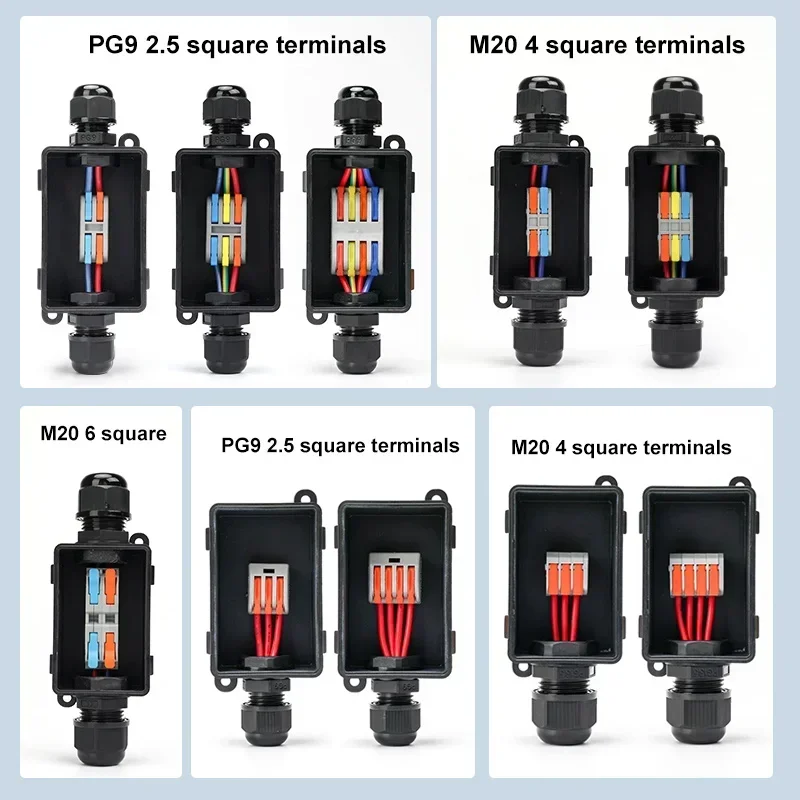 Outdoor Lighting Junction - กล่องต่อสายไฟฟ้ากันน้ำกลางแจ้งแบบ 2 ทาง รุ่น M20 PG9