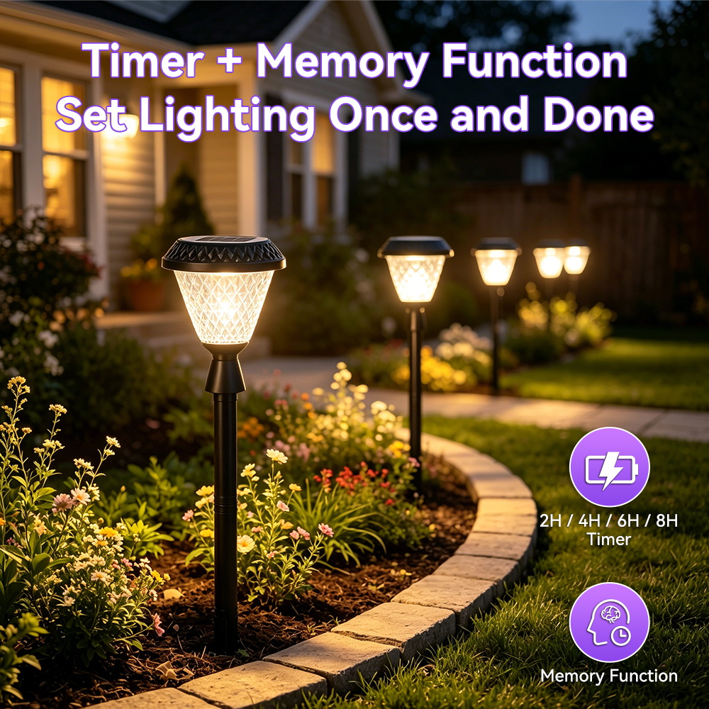 Post Cap Light - โคมไฟเสาพลังงานแสงอาทิตย์ IP65 กันน้ำ ไฟ LED สำหรับเสาภายนอกอาคาร