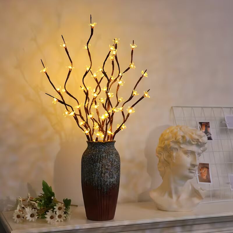 Outdoor Lighting Tree - ไฟต้นซากุระ 20 LED 1/2 ชิ้น สำหรับตกแต่งบ้านทั้งภายในและภายนอกอาคาร