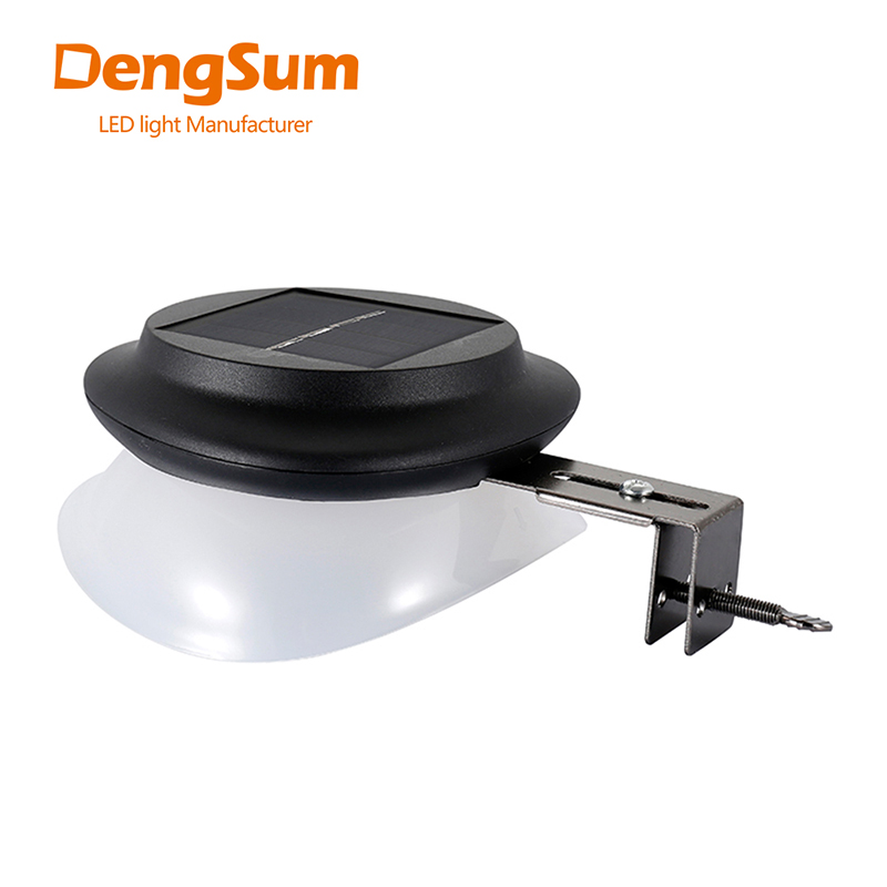 Post Cap Light - ไฟถนนโซลาร์เซลล์รูปยูเอฟโอ 9 หลอด LED สำหรับบ้าน ไฟส่องสว่างภายนอก