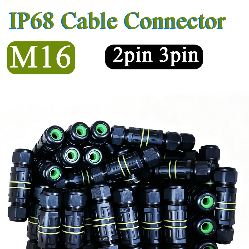 Outdoor Lighting Junction - ขั้วต่อสายเคเบิล 2 พิน 3 พิน M16