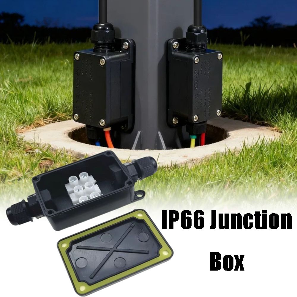 Outdoor Lighting Junction - กล่องรวมสัญญาณ IP66 กันน้ำ 2 ทาง 3