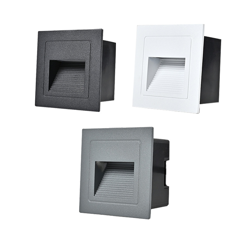 Outdoor Lighting Linear - โคมไฟใต้พื้นดิน LED กลางแจ้ง5W กันน้ำไฟบันไดไฟฝังผนังไฟส่องขั้นบันได IP65 AC85-265V