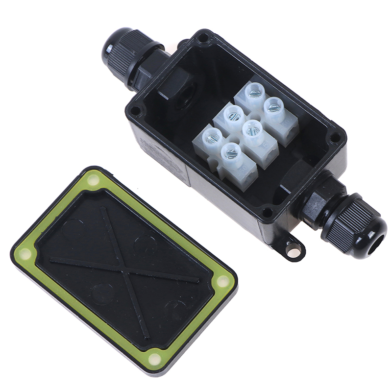 Outdoor Lighting Junction - 2 ทิศทางกลางแจ้งกันน้ํา IP66 สายไฟเชื่อมต่อกล่อง Terminal 450V