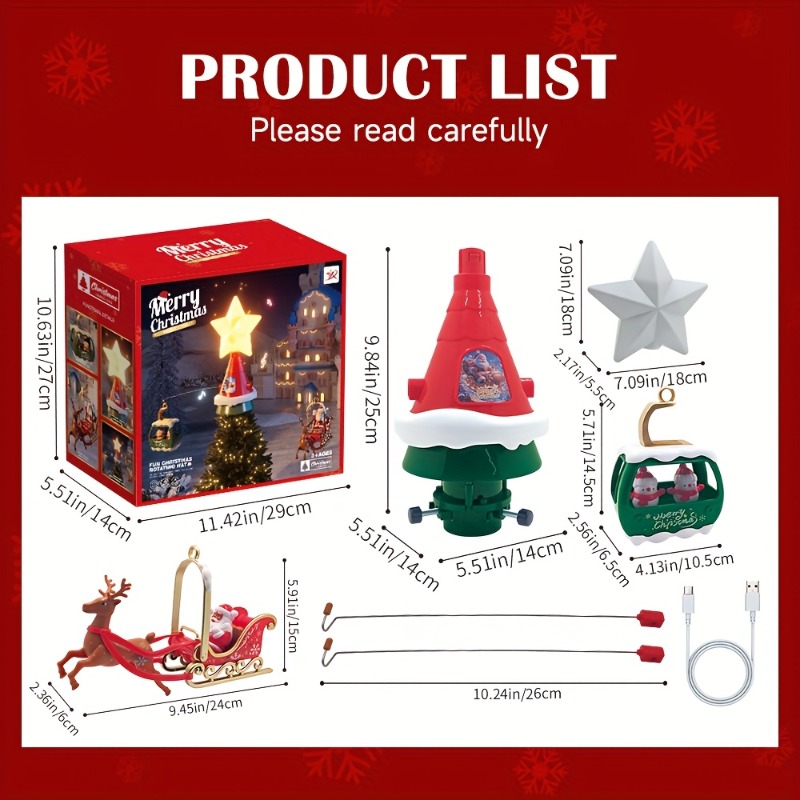 ม้าหมุนประดับยอดต้นคริสต์มาสพร - Outdoor Lighting Tree บทวิจารณ์และราคา