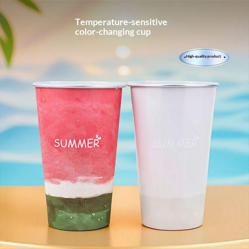 แก้วอะลูมิเนียมลายดอกซากุระเปล - Color Changing Outdoor บทวิจารณ์และราคา