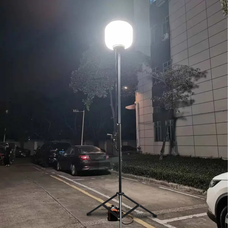 กลางแจ้ง Telescopic Mast Infla - Outdoor Lighting Rental For Party บทวิจารณ์และราคา