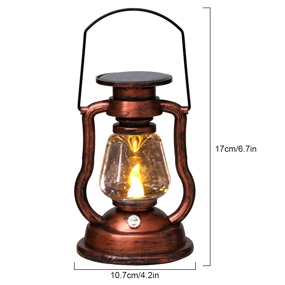 โคมไฟวินเทจแบบพกพา ไฟแคมป์ปิ้ง - Solar Lantern Hanging บทวิจารณ์และราคา