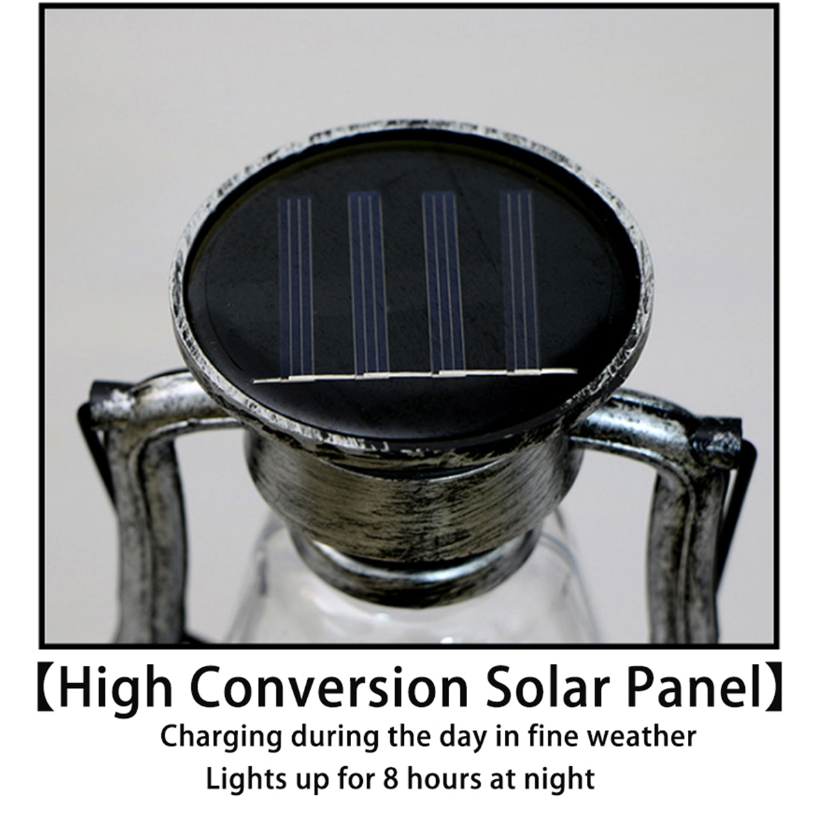 โคมไฟวินเทจแบบพกพา ไฟแคมป์ปิ้ง - Solar Lantern Hanging บทวิจารณ์และราคา
