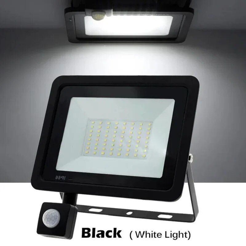 PIR Motion Sensor LED Floodlig - Outdoor Lighting Linear บทวิจารณ์และราคา
