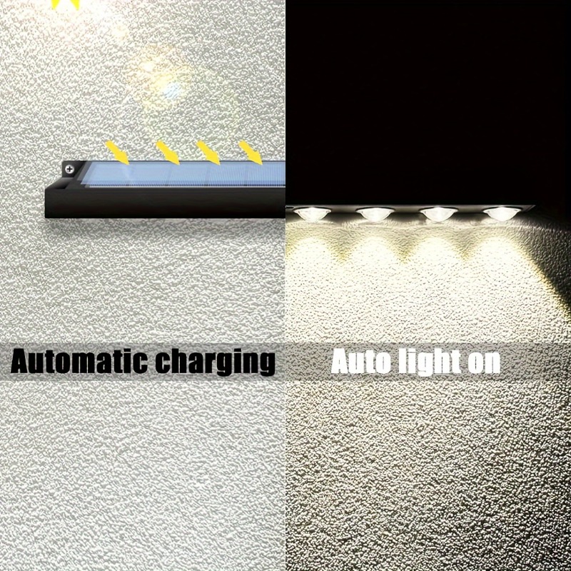 1/2/4 ชิ้นไฟป้ายพลังงานแสงอาทิ - Outdoor Lighting On Fence บทวิจารณ์และราคา