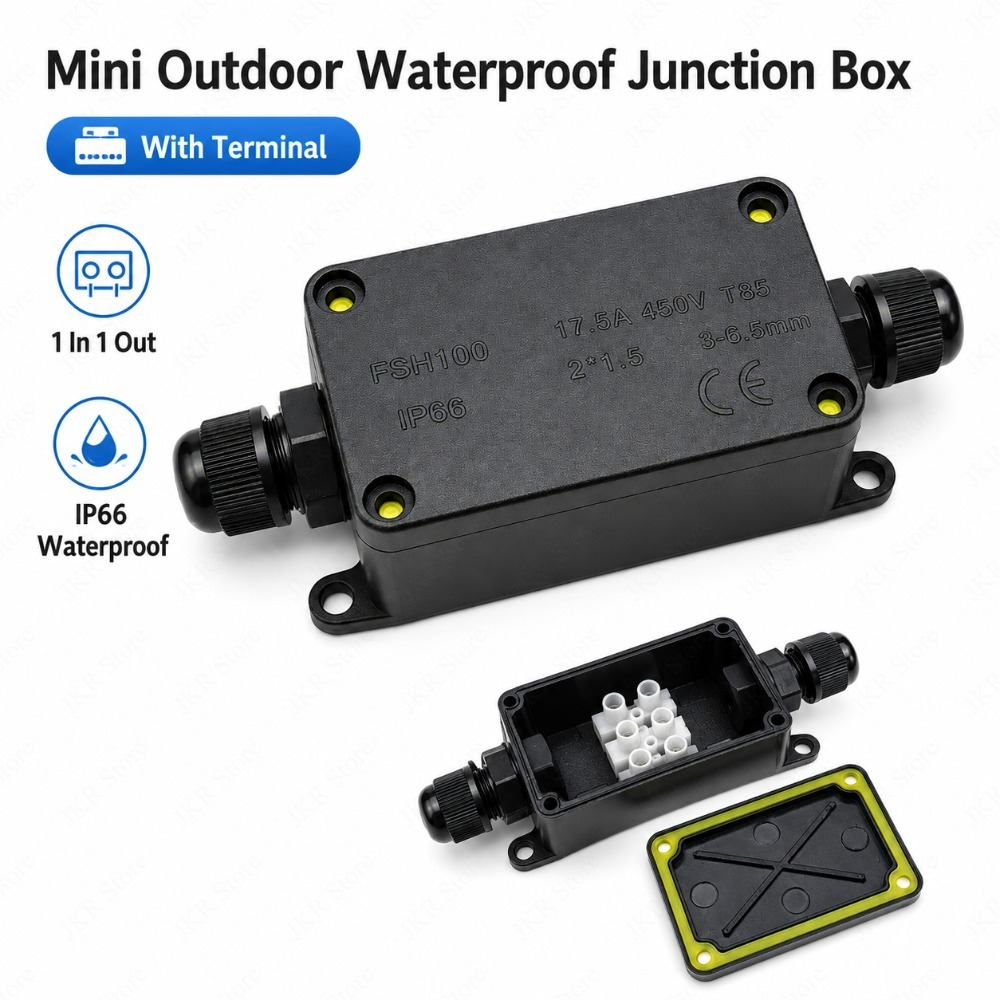 กล่องต่อสายไฟกันน้ำ IP66 แบบ 2 - Outdoor Lighting Junction บทวิจารณ์และราคา