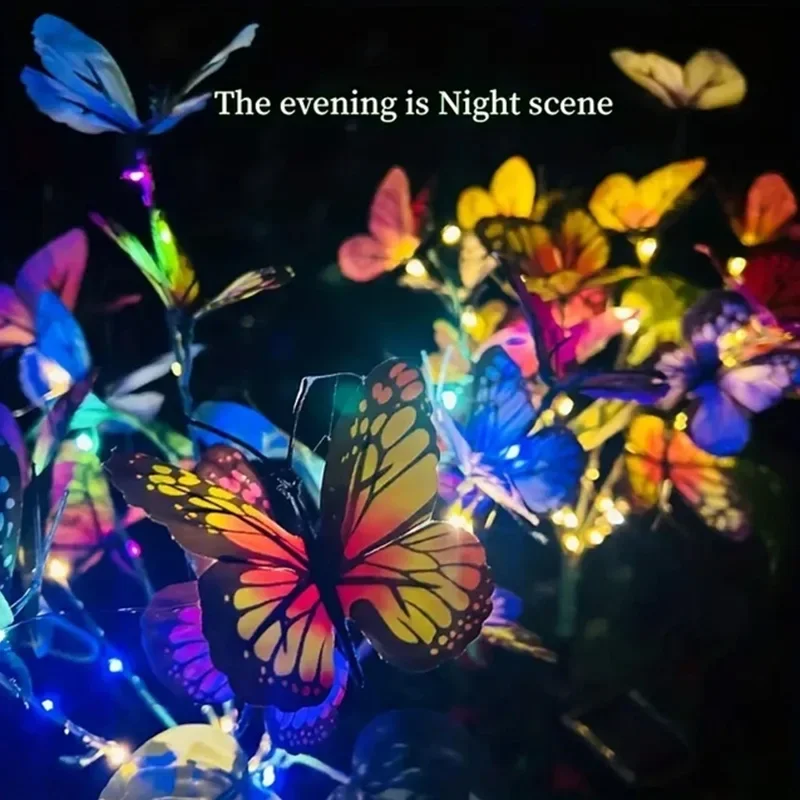 พลังงานแสงอาทิตย์ LED สวนผีเสื - Outdoor Lighting Ground บทวิจารณ์และราคา