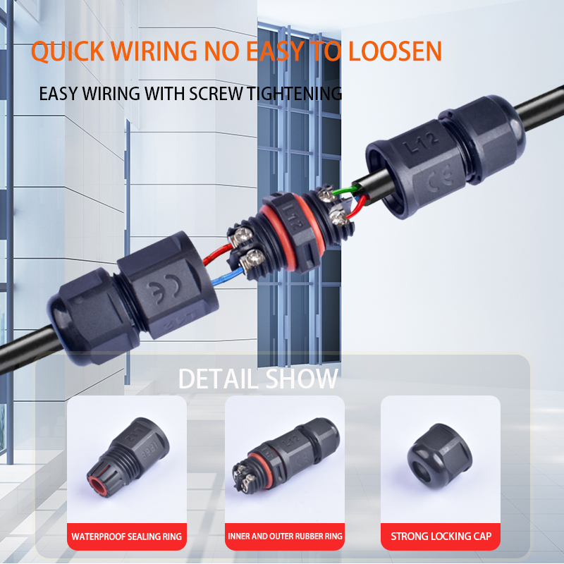 IP68 กันน้ํา Connector ไฟ LED  - Outdoor Lighting Junction บทวิจารณ์และราคา