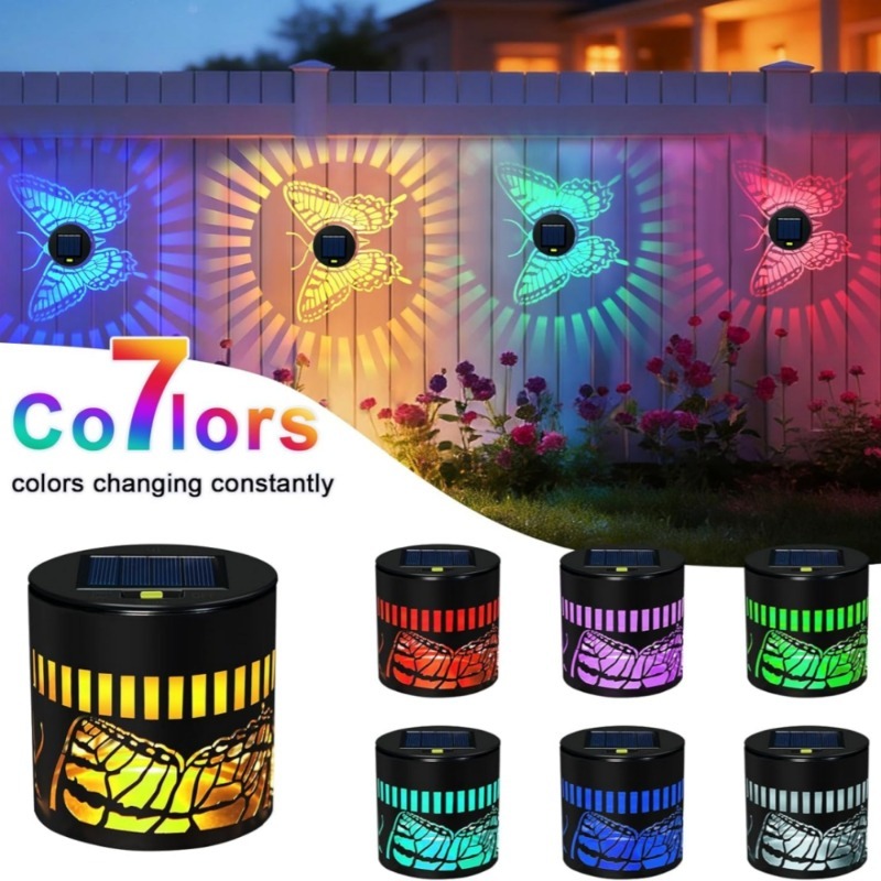 ไฟตกแต่งรูปผีเสื้อพลังงานแสงอา - Outdoor Lighting On Fence บทวิจารณ์และราคา