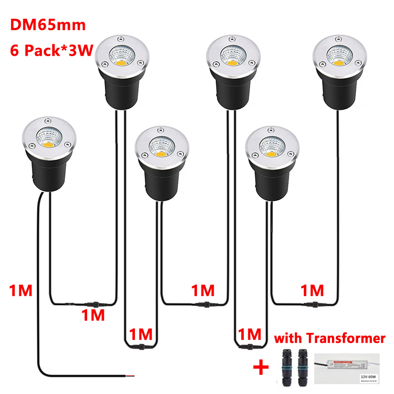 ไฟ LED ฝังพื้น 12V กันน้ำ IP67 - Outdoor Lighting Underground Wiring บทวิจารณ์และราคา