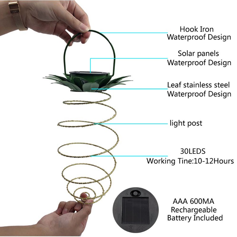 ไฟชาร์จพลังงานแสงอาทิตย์ LED ส - Solar Lantern Hanging บทวิจารณ์และราคา