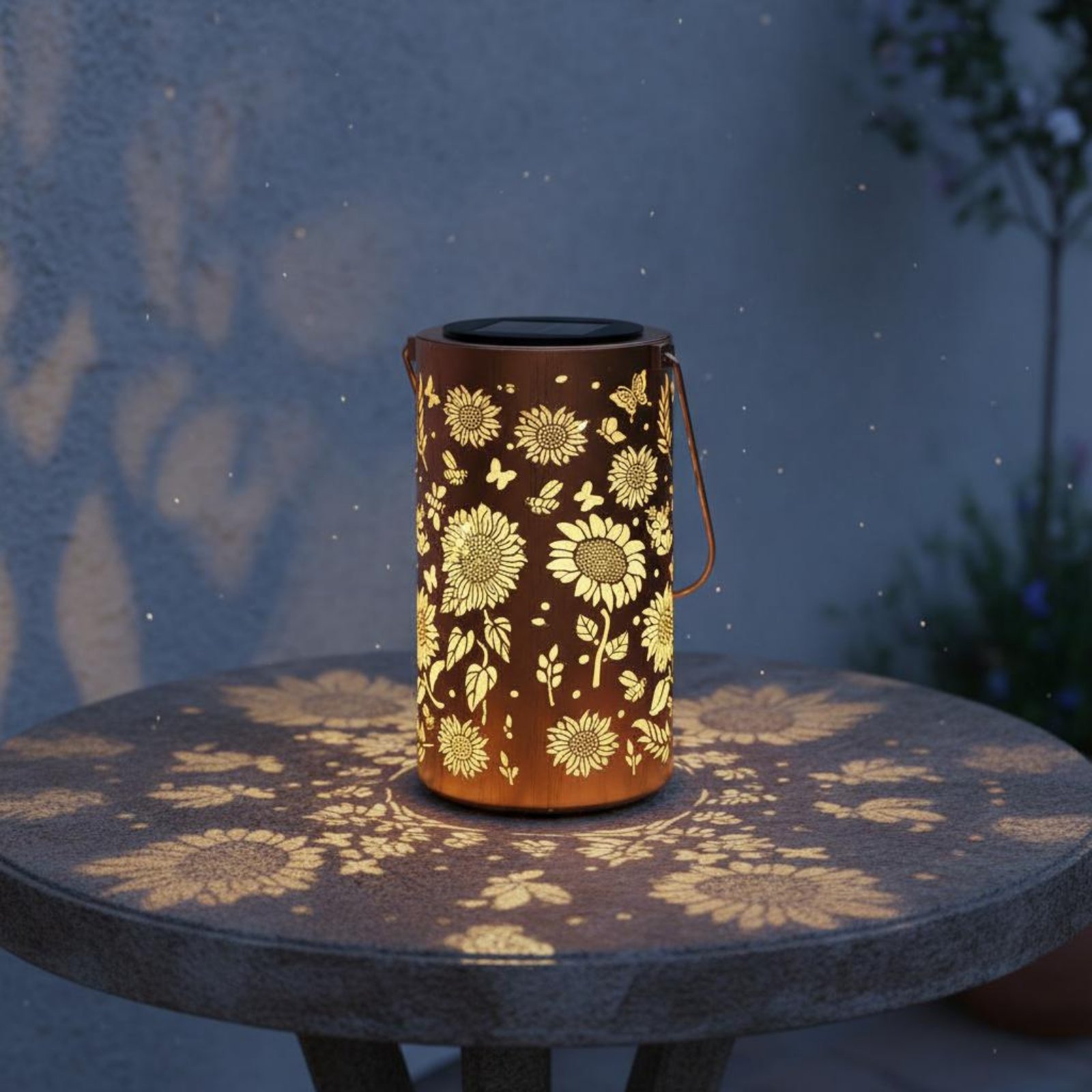 โคมไฟพลังงานแสงอาทิตย์หลากสีสั - Solar Lantern Hanging บทวิจารณ์และราคา