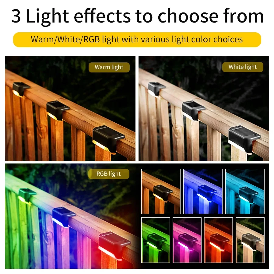 1-8 Pack LED พลังงานแสงอาทิตย์ - Outdoor Lighting On Fence บทวิจารณ์และราคา