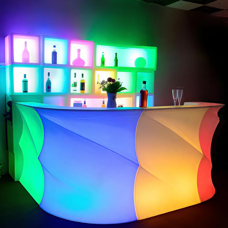 เคาน์เตอร์บาร์แบบ LED สำหรับใช - Outdoor Lighting Rental For Party บทวิจารณ์และราคา