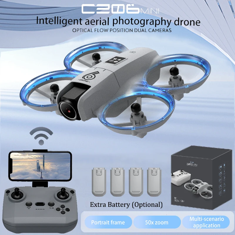 CZ06 Mini RC Quadcopter Drone  - Outdoor Lighting Battery Operated บทวิจารณ์และราคา