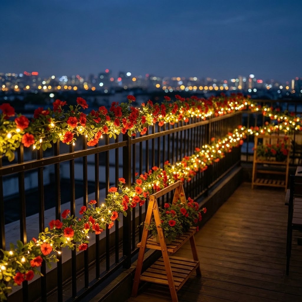 ไฟประดับรูปดอกกุหลาบพลังงานแสง - Lighting Wedding Outdoor บทวิจารณ์และราคา