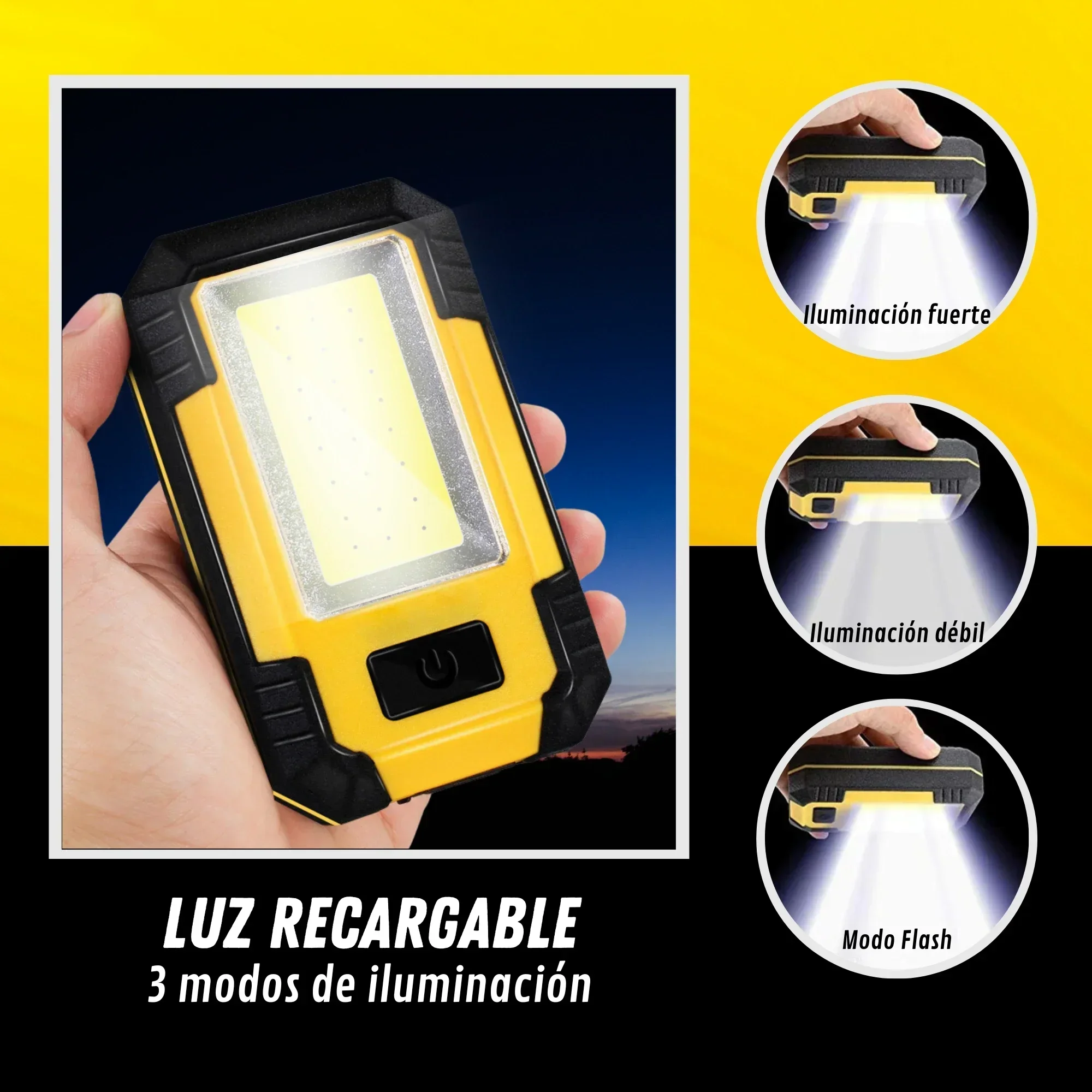 ไฟฉายชาร์จได้ 4000mAh แสงสว่าง - Outdoor Lighting B&Q บทวิจารณ์และราคา