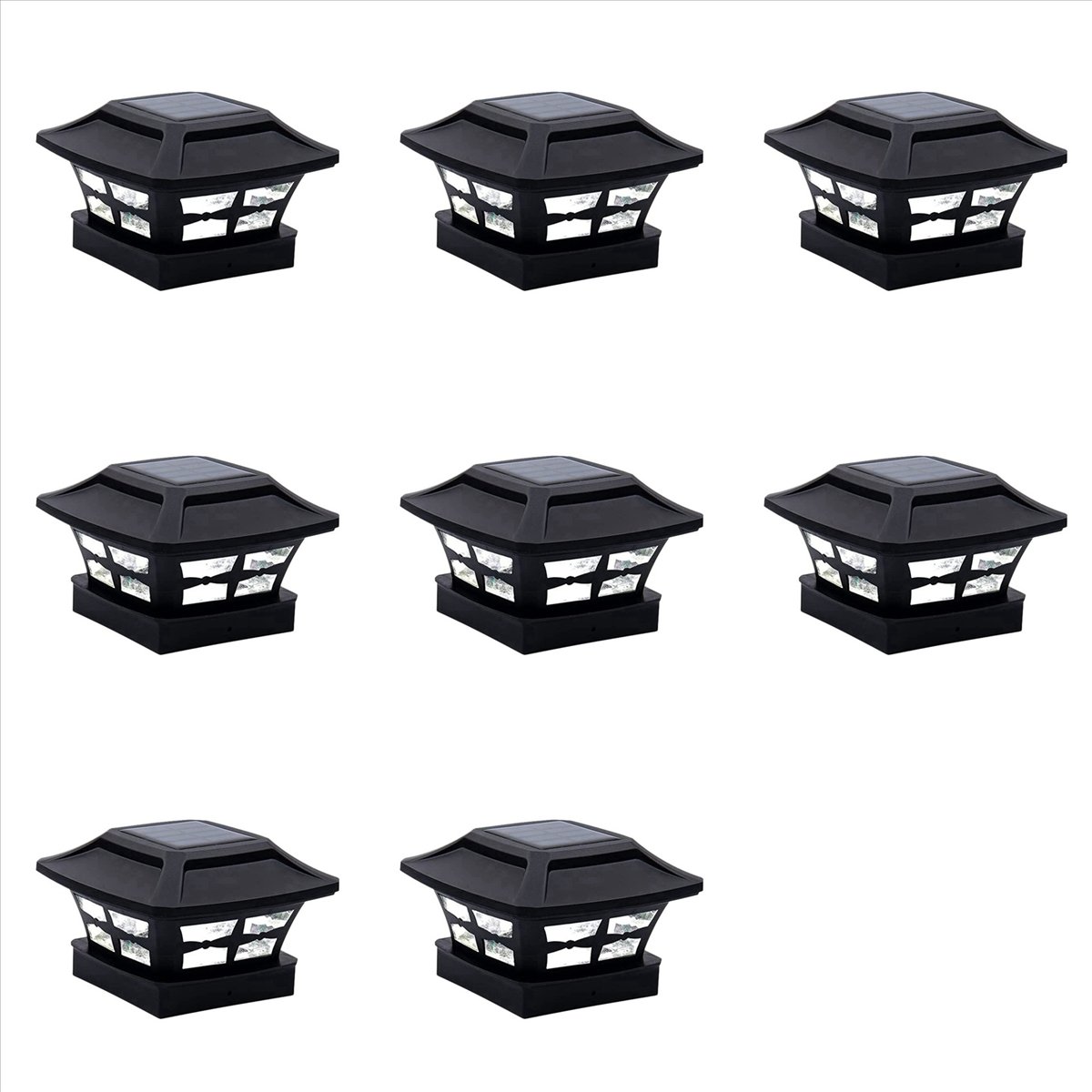ไฟติดเสาโซลาร์ 8X รุ่นยอดนิยม  - Post Cap Light บทวิจารณ์และราคา