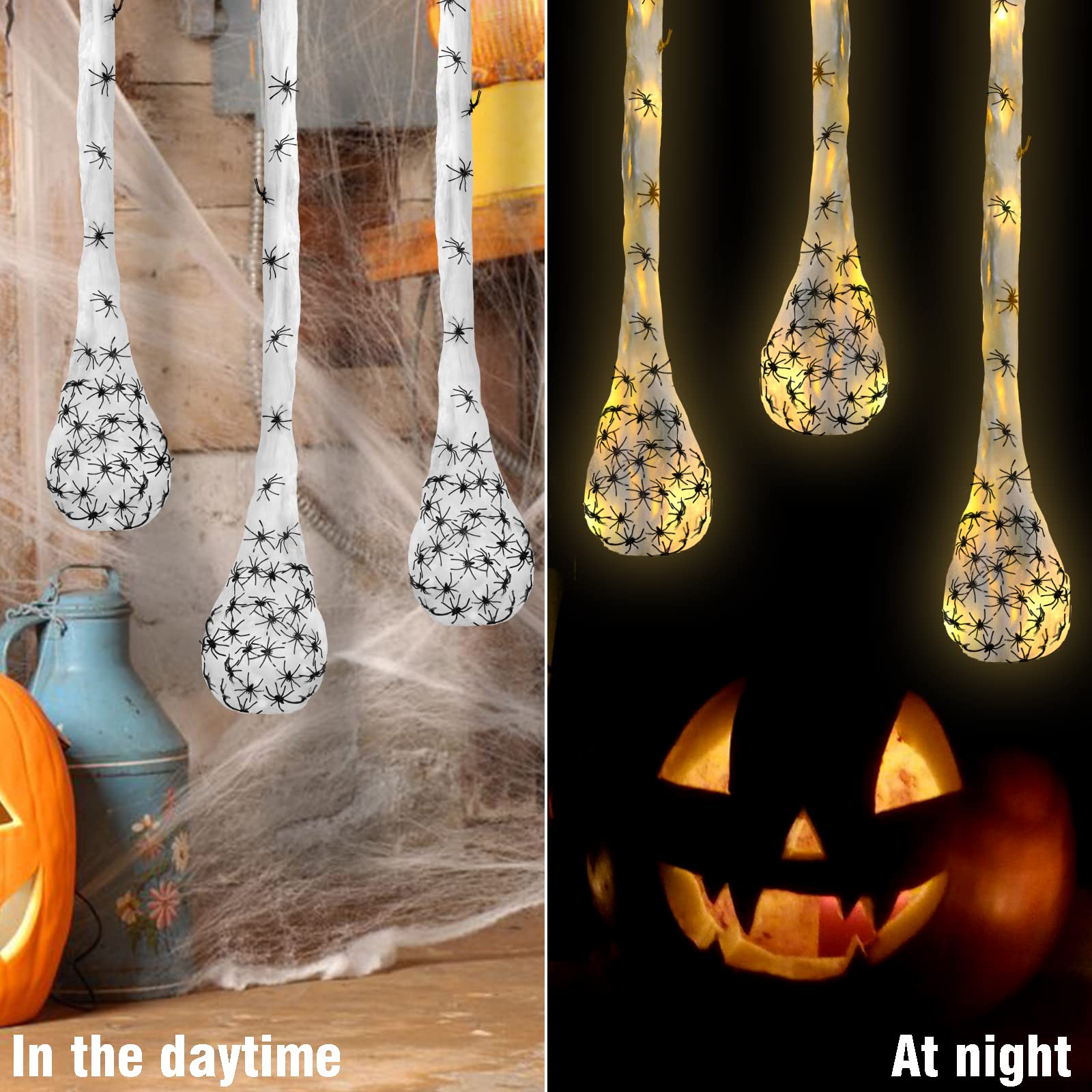 1-3 ชิ้น ของตกแต่งฮาโลวีน ใยแม - Outdoor Lighting Tree บทวิจารณ์และราคา