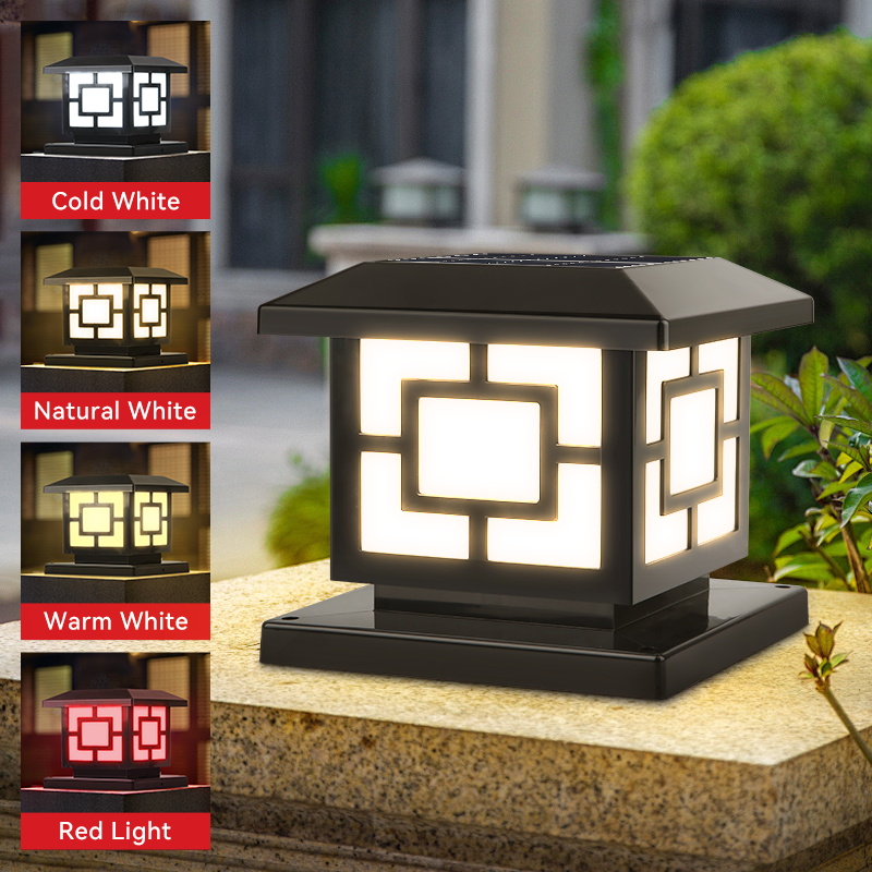 ไฟ LED พลังงานแสงอาทิตย์กันน้ํ - Post Cap Light บทวิจารณ์และราคา