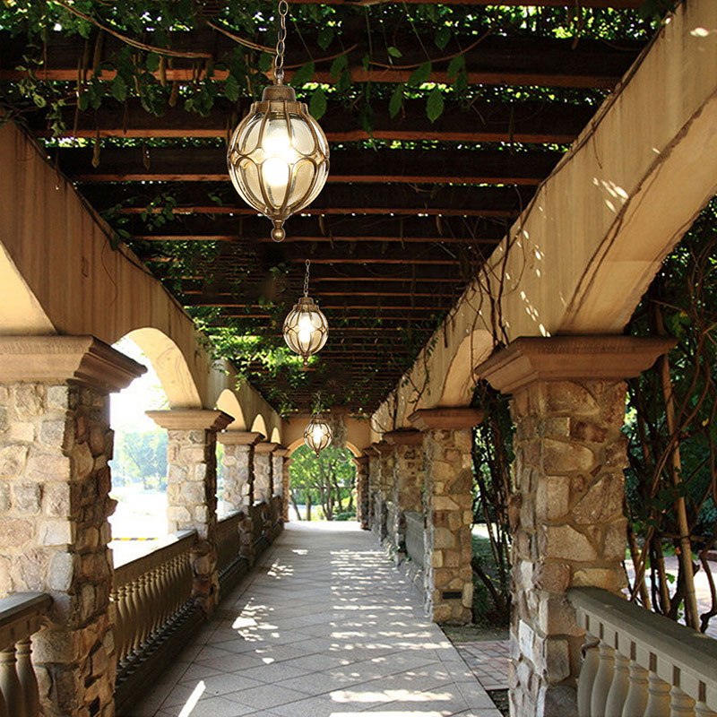 โคมไฟระย้ากันน้ำแบบอเมริกันทาง - Outdoor Lighting On Fence บทวิจารณ์และราคา