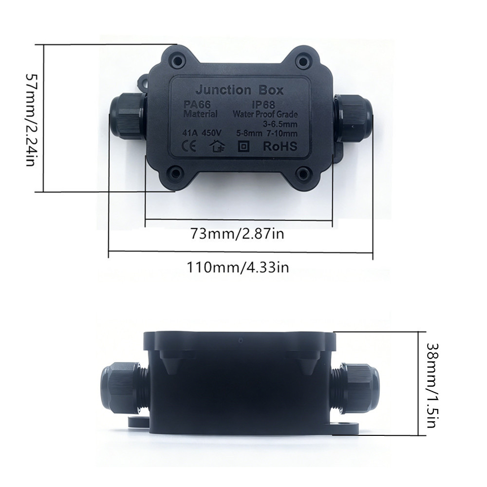 กล่องเชื่อมต่อกันน้ำ IP68 แบบ  - Outdoor Lighting Junction บทวิจารณ์และราคา