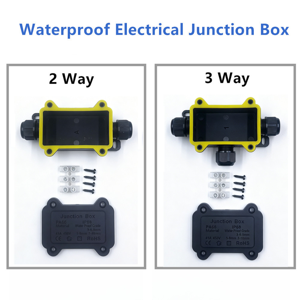 กล่องเชื่อมต่อกันน้ำ IP68 แบบ  - Outdoor Lighting Junction บทวิจารณ์และราคา