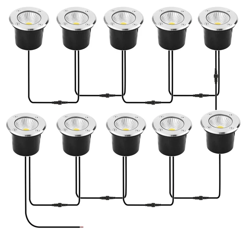 ไฟ LED ใต้ดินแบบกันน้ำ IP67 ขน - Outdoor Lighting Underground Wiring บทวิจารณ์และราคา