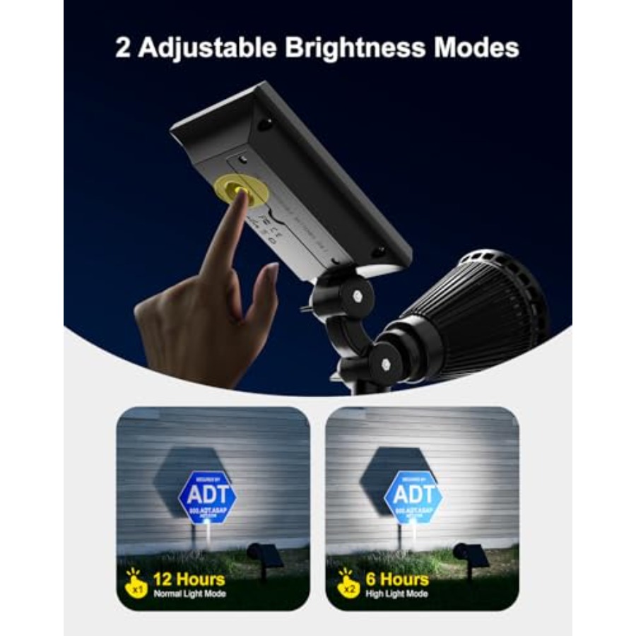 ไฟสปอร์ตไลท์พลังงานแสงอาทิตย์ส - Outdoor Lighting Tree บทวิจารณ์และราคา