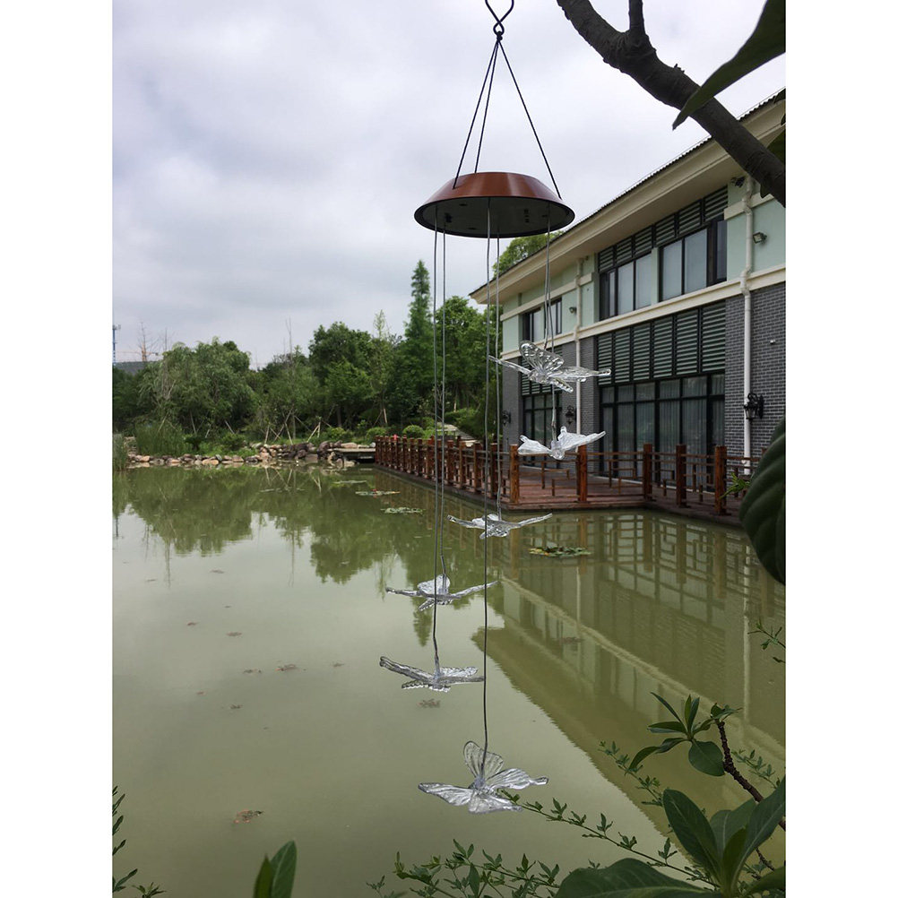 โคมไฟโมบายพลังงานแสงอาทิตย์แบบ - Color Changing Outdoor บทวิจารณ์และราคา