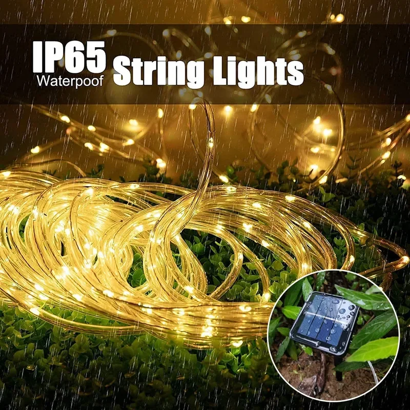 LED พลังงานแสงอาทิตย์ Strip เช - Outdoor Lighting On Fence บทวิจารณ์และราคา