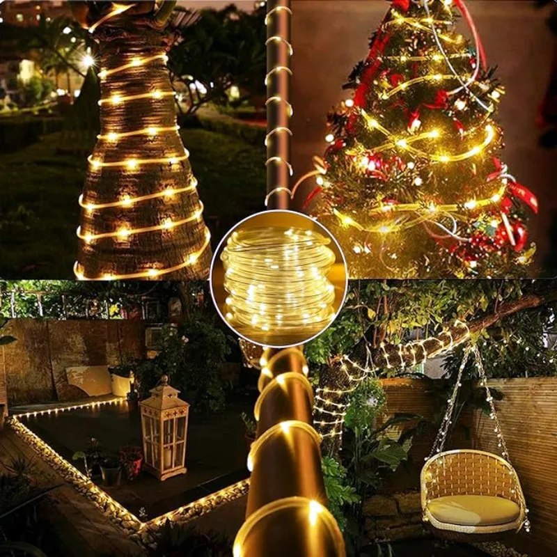 LED พลังงานแสงอาทิตย์ Strip เช - Outdoor Lighting On Fence บทวิจารณ์และราคา